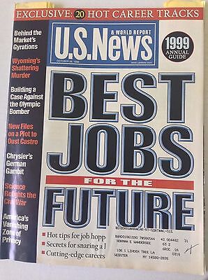 U.S. News Magazine Best Jobs for The Future October 26, 1998 (Best Jobs For The Future)