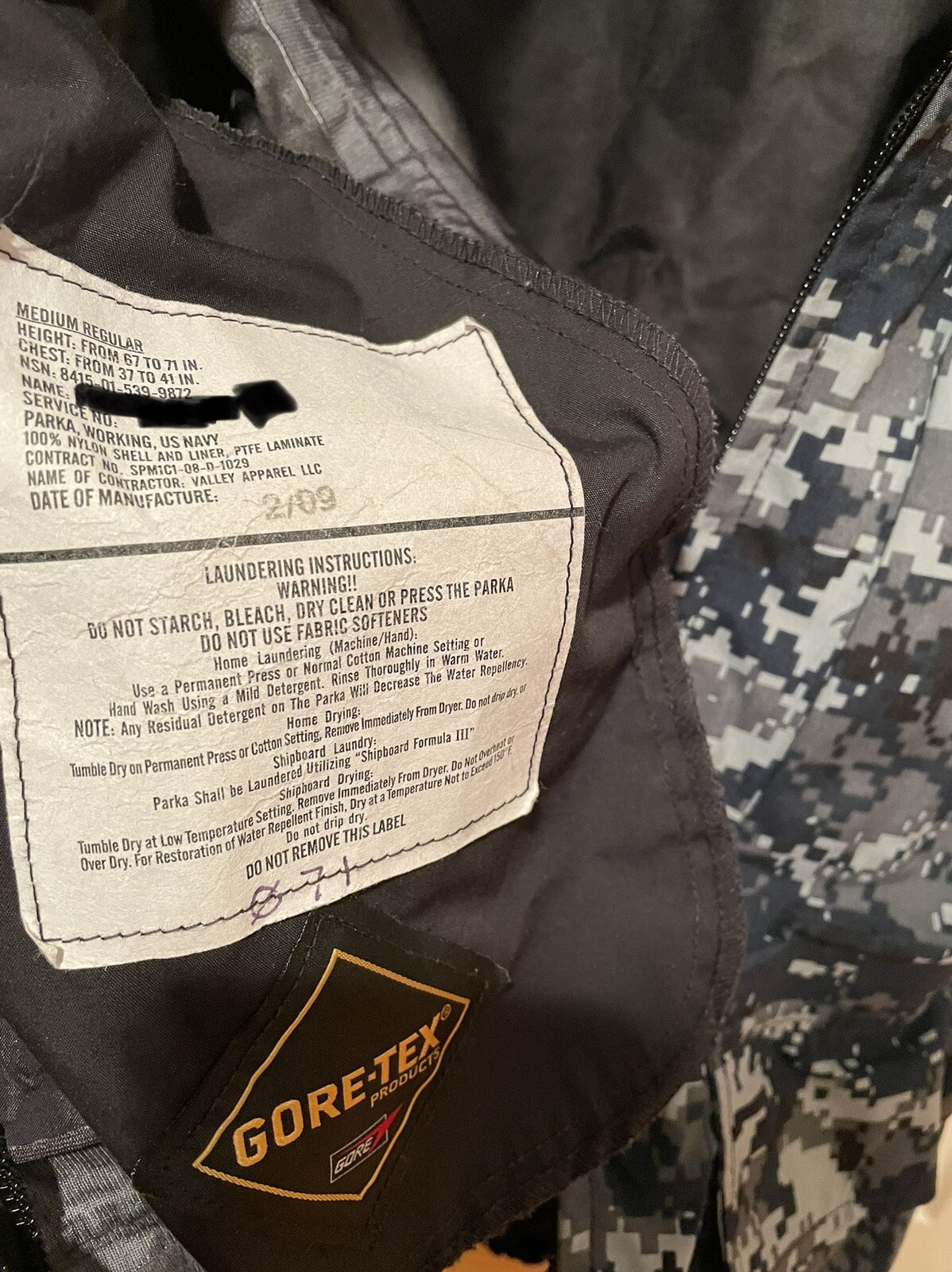 00s US.NAVY USN NWU TYPE1 GORE-TEX - 通販 - toptelha.net.br