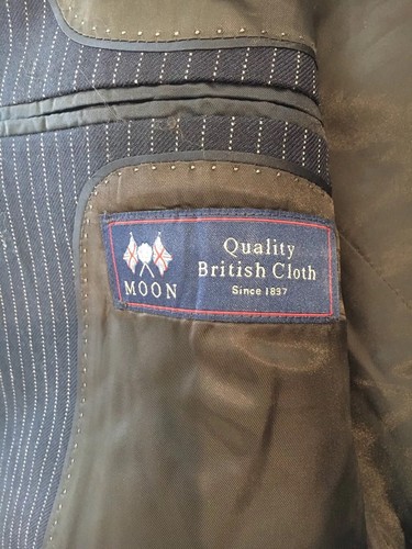 Pre-owned Rag & Bone Handmade Mens 42 Notched 100% Moon English Wool Sportcoat $895 In White