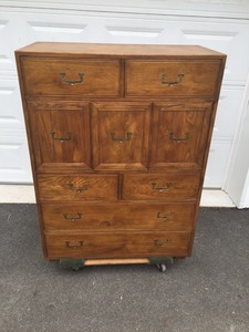 Mid Century Armoire | eBay - Mid Century Modern 7 Drawer 2 Door Henredon Artefacts Armoire Chifforobe  Vintage
