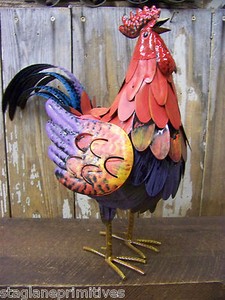 Large Metal Rooster: Home & Garden | eBay