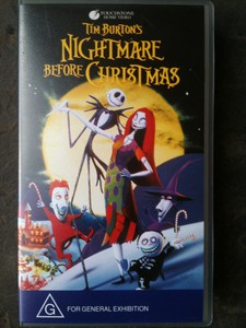 ... about TIM BURTON'S ~ NIGHTMARE BEFORE CHRISTMAS ~ VHS VIDEO ~ AS NEW