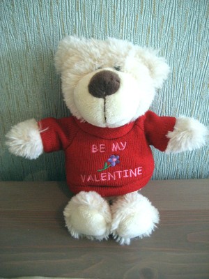 COLLECTIBLE BE MY VALENTINE TEDDY BEAR