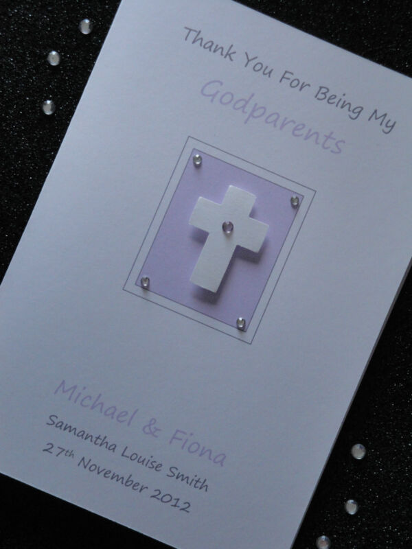 Sample Thank You Notes For Godparents
