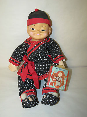 RARE BUDDHA KID BOY DOLL BY CHAU YEUNG HONG KONG 1988