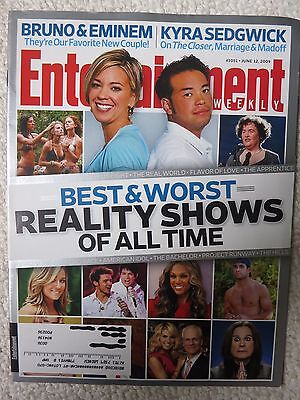 Entertainment Weekly Magazine June 12, 2009 Best & Worst Reality