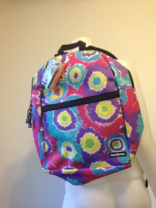 NEW-YAK-PAK-TIE-DYE-HIPPIE-RETRO-SCHOOL-FLAT-PACKET-BACKPACK-KAWAII ...