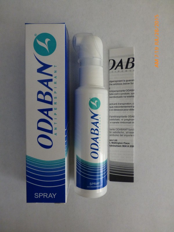 New ODABAN 30ml Anti perspirant spray US Seller