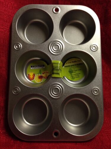 6 Cup Muffin Cooking Pan Heavyweight Steel ...