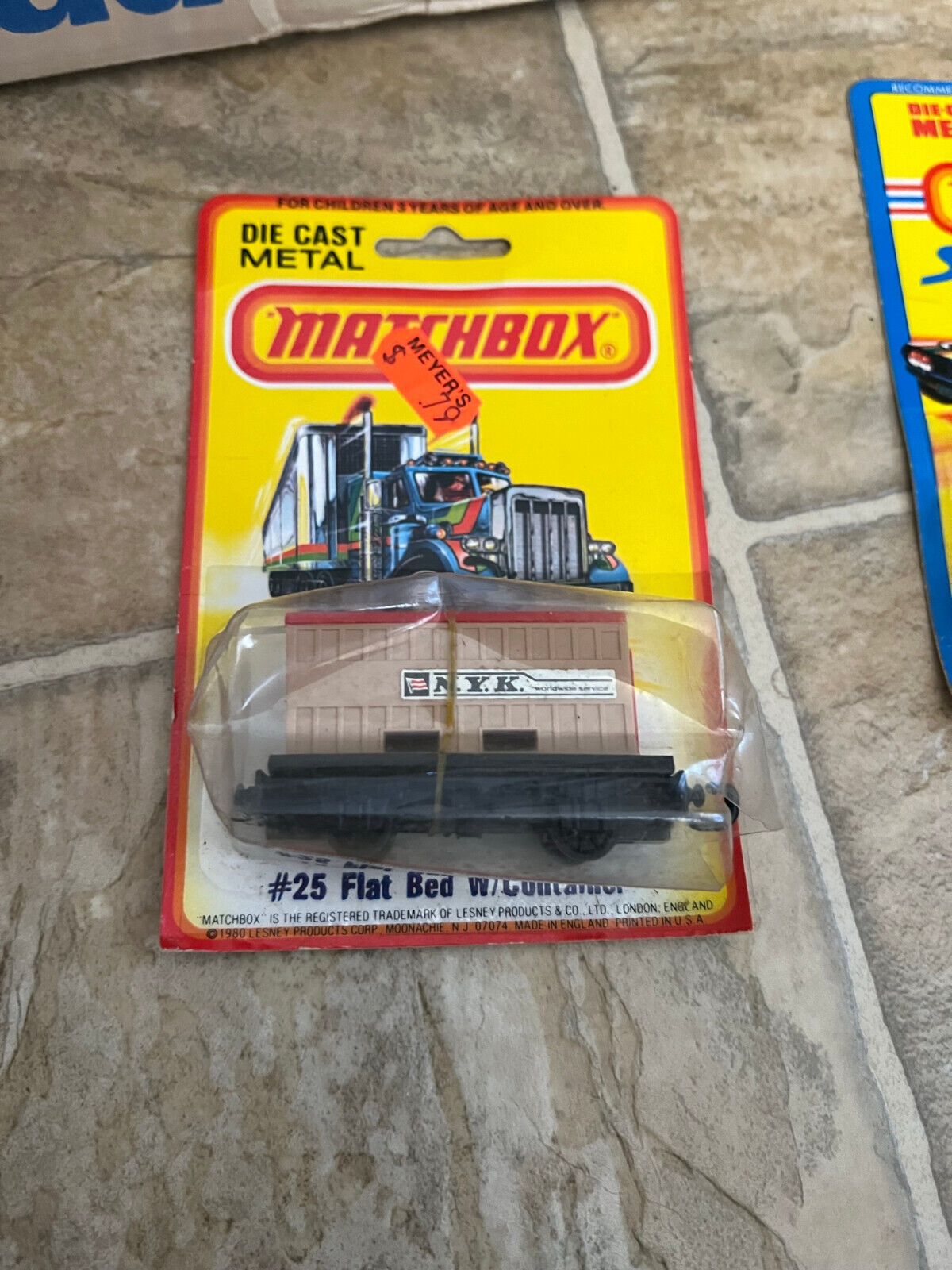 matchbox superfast no. 25 flatbed with container