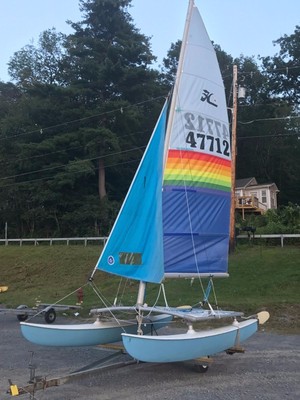 Hobie Cat 14 Turbo with trailer
