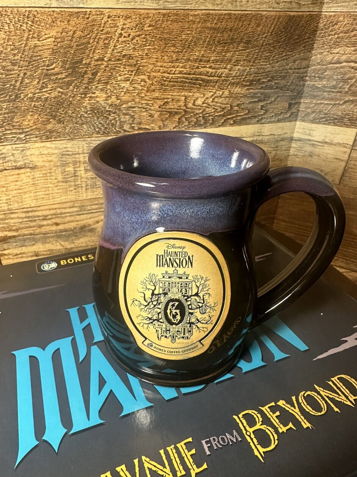 Bones Coffee DISNEY Haunted Mansion?Pottery Mug & Beyond Brownie Coffee Set LE