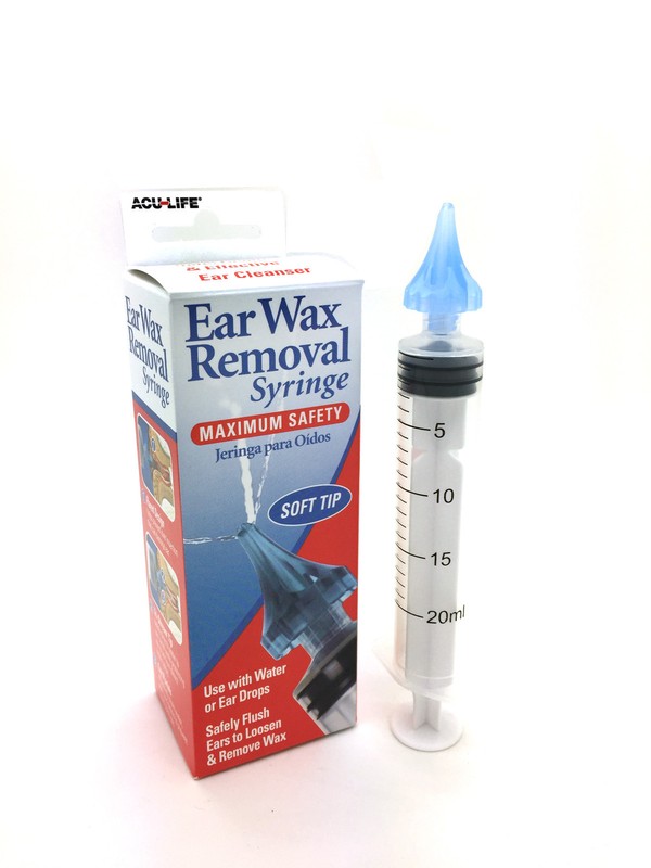 ACULIFE EAR WAX REMOVER, REMOVAL SYRINGE CLEAN EARS SAFELY! eBay