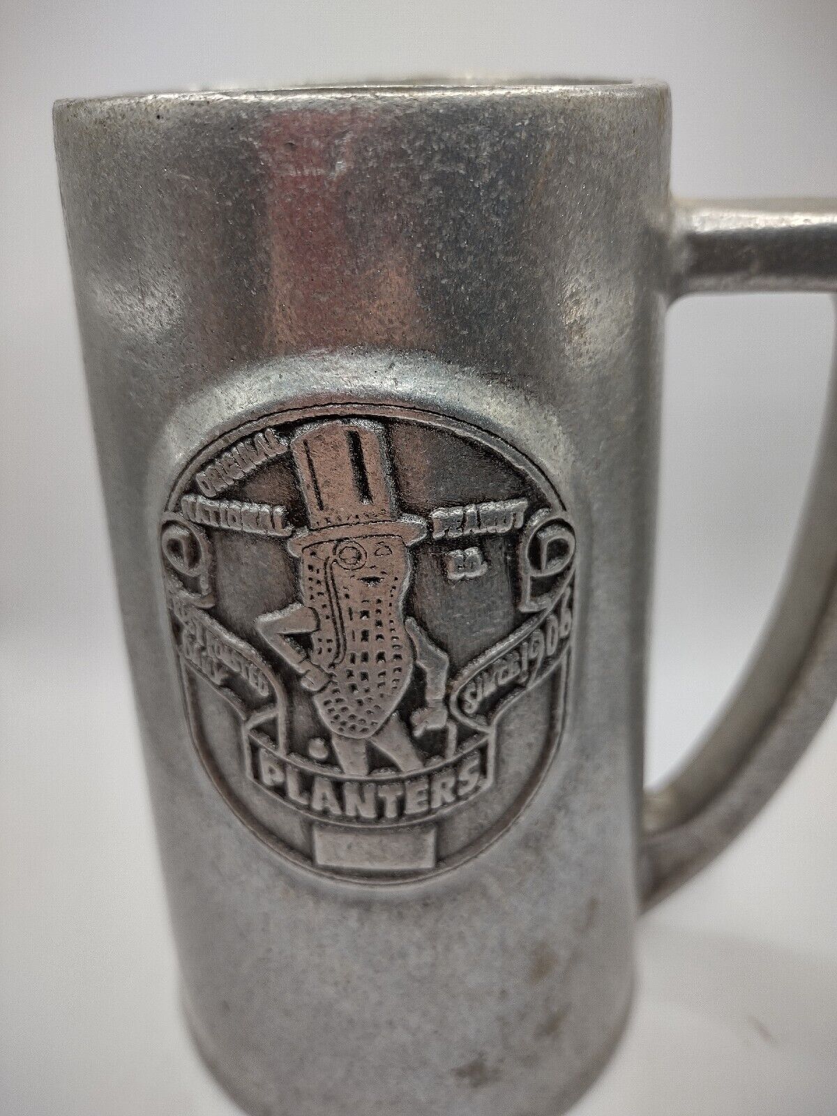 Vintage Wilton Armetale Planters Mr. Peanut Pewter Beer Stein Mug Since 1906