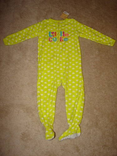 NWT-CARTERS-3T-3-T-Toddler-girls-blanket-sleeper-pajama-pj-bodysuit-Polka-Dot