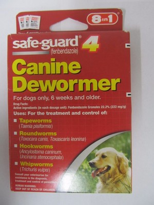 SAFE-GUARD 4 Canine Dewormer for Dogs Over ...