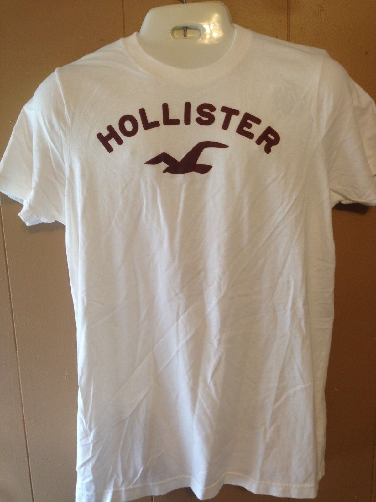 Hollister T-Shirt New White Size XL