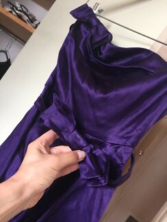 Purple bridesmaid dresses gumtree
