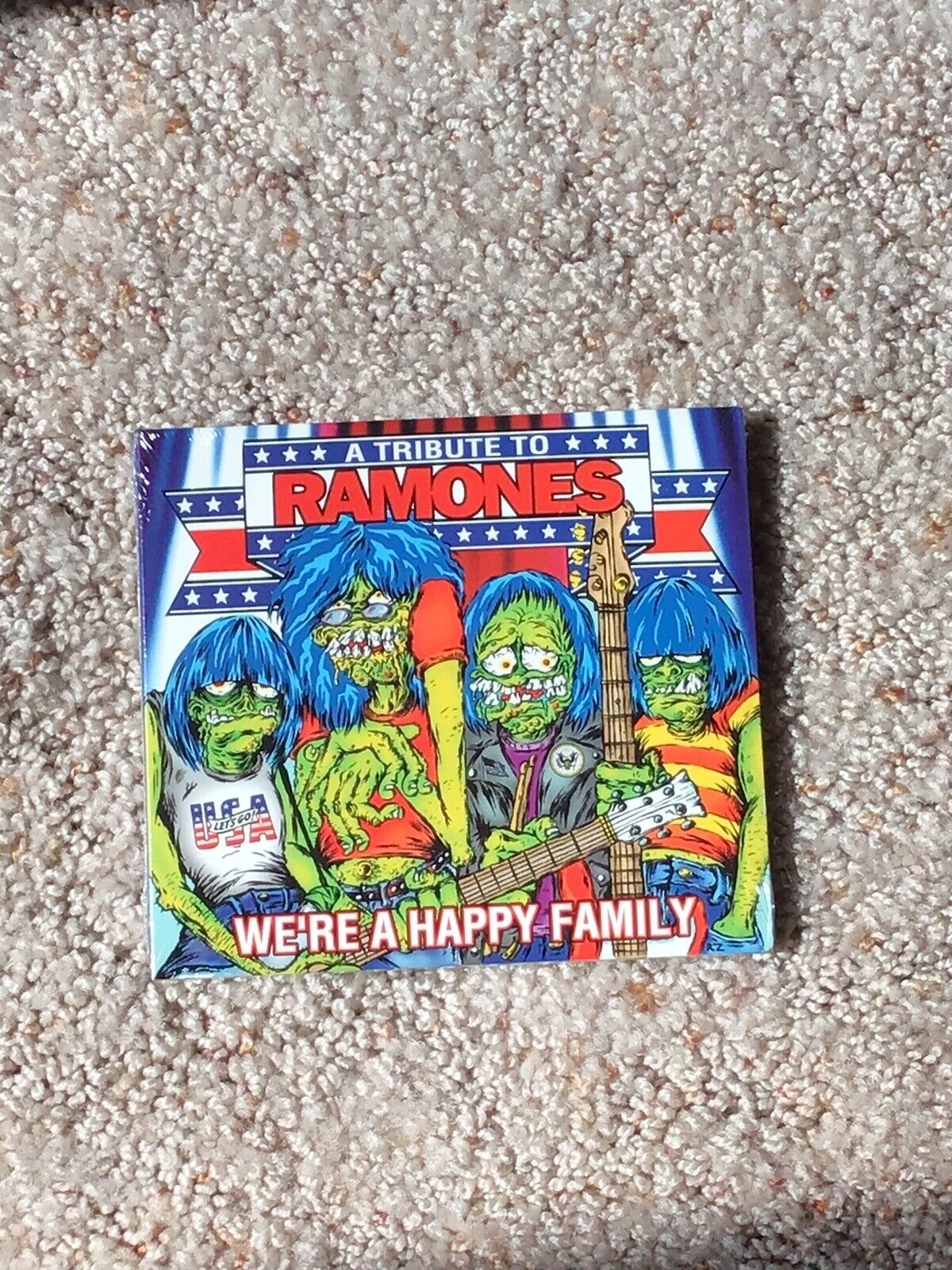 We’re A Happy Family Tribute To The Ramones CD NEW sealed LIMITED KISS Green Day