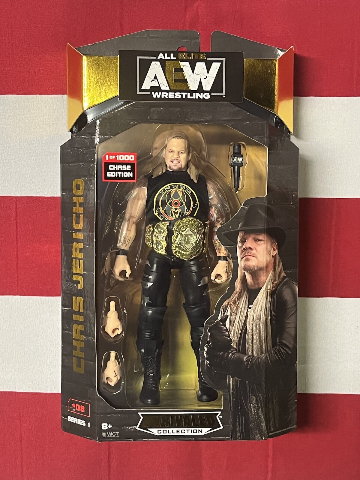AEW UNRIVALED SERIES 1 Chris Jericho CHASE FIGURE 1 Of 1000 Ships ...