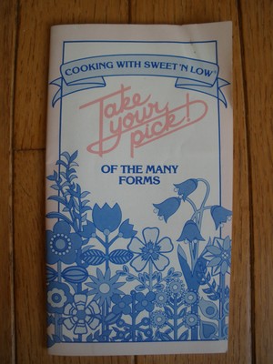 1984 Sweet 'N' Low Recipe Book - Cook Book - 20 pages