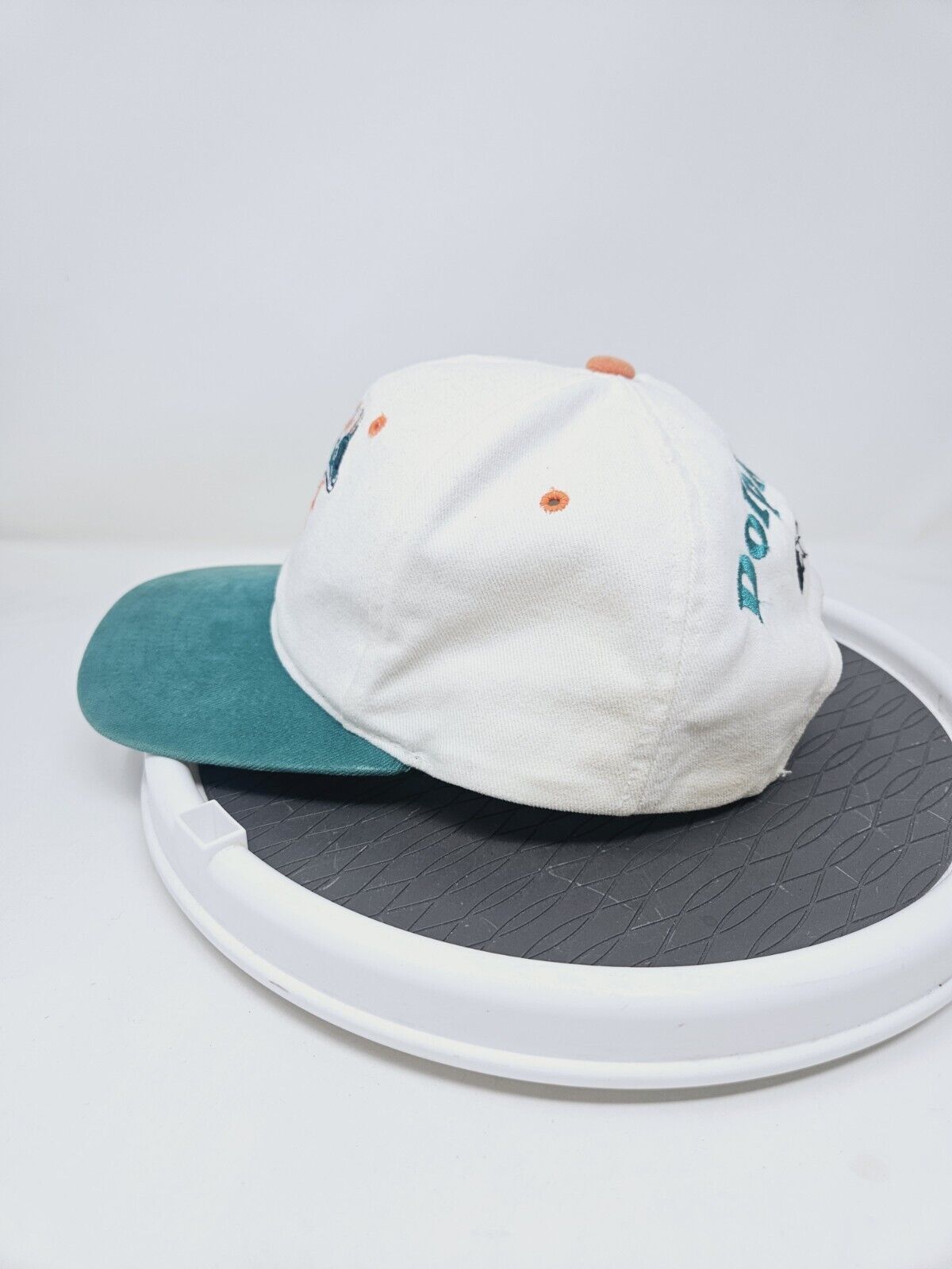 Vintage Miami Dolphins Starter Embroided Snapback 90s Back Hit Used Condition 