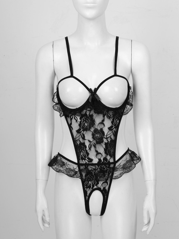 Боди с открытой грудью Penthouse No Taboo, черный, S-L 4004822 - Penthouse Lingerie - Портупеи, сбруи и гартеры - Купить