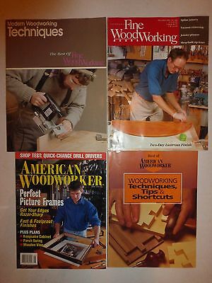 4 Lot FINE WOODWORKING Magazine,Best of Fine Woodworking,American