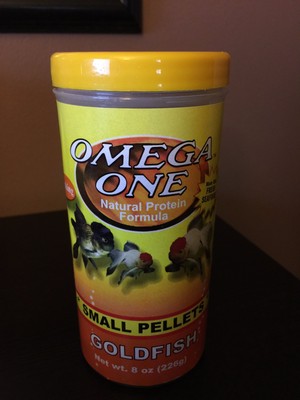 Goldfish Small Sinking Formula Pellets 8oz Omega ...