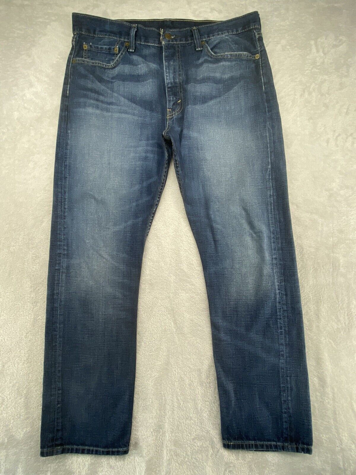 Levi's 513 Men's Size 36 X 30 Slim Fit Straight Leg Stretch Denim Blue Jeans
