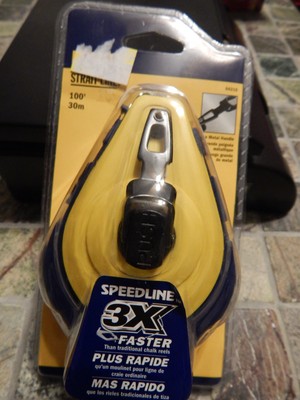IRWIN STRAIT-LINE SPEED-LINE CHALK REEL, 100'