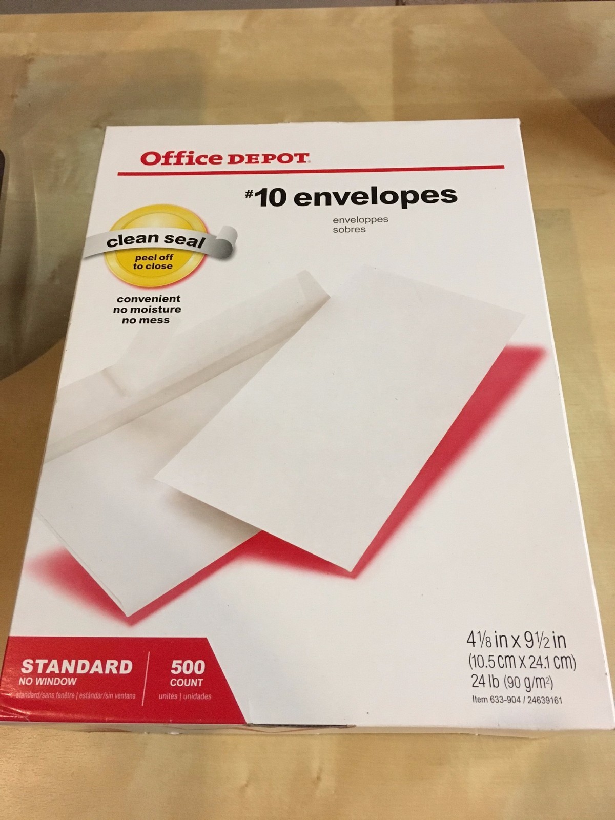 UPC 735854771461 product image for Office Depot Clean Seal Standard 10 Envelopes (4 1/8