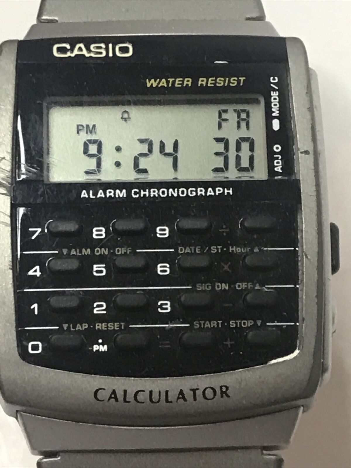 Vintage Casio Databank Calculator Watch Model CA56 Works! (23)