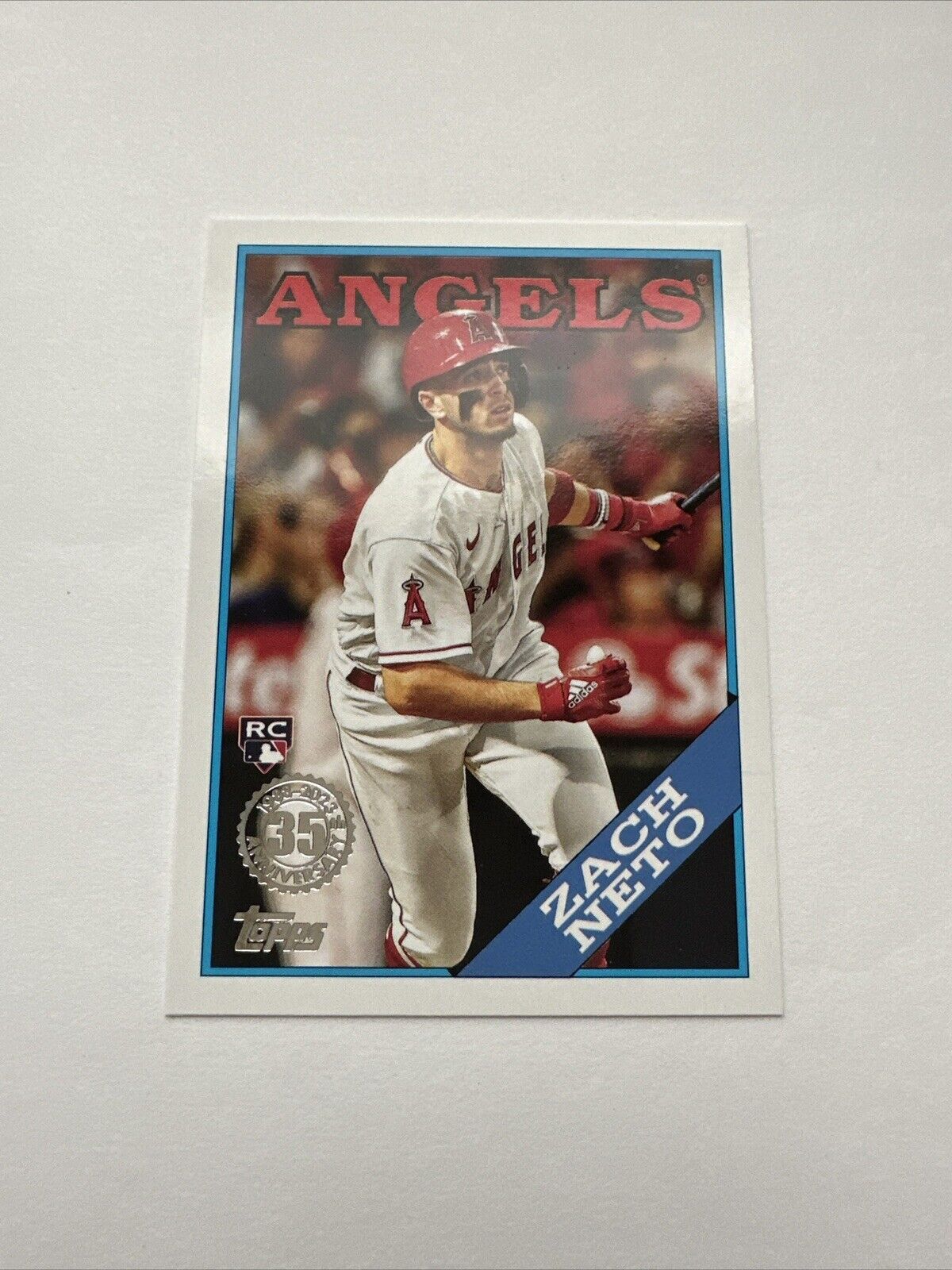 2023 Topps Update 35th Anniversary Zach Neto RC Los Angeles Angels