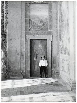 ABDICATION 1974 Michael Dunn PALAZZO FARNESSE CAPRAROLA PHOTO