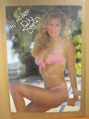 Vintage Niki Taylor All my best, Car Garage poster man cave hot girl 1994  (Best Man Cave Posters)