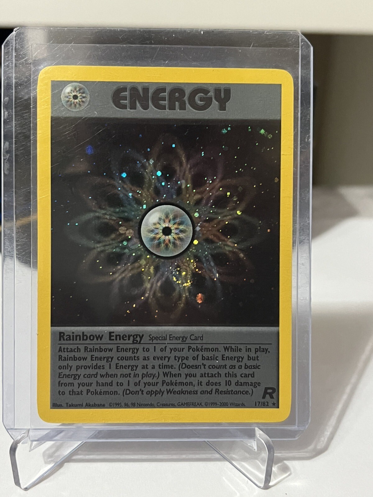 Yahoo!オークション RAINBOW ENERGY ポケモン Card WOTC 1st Edi...