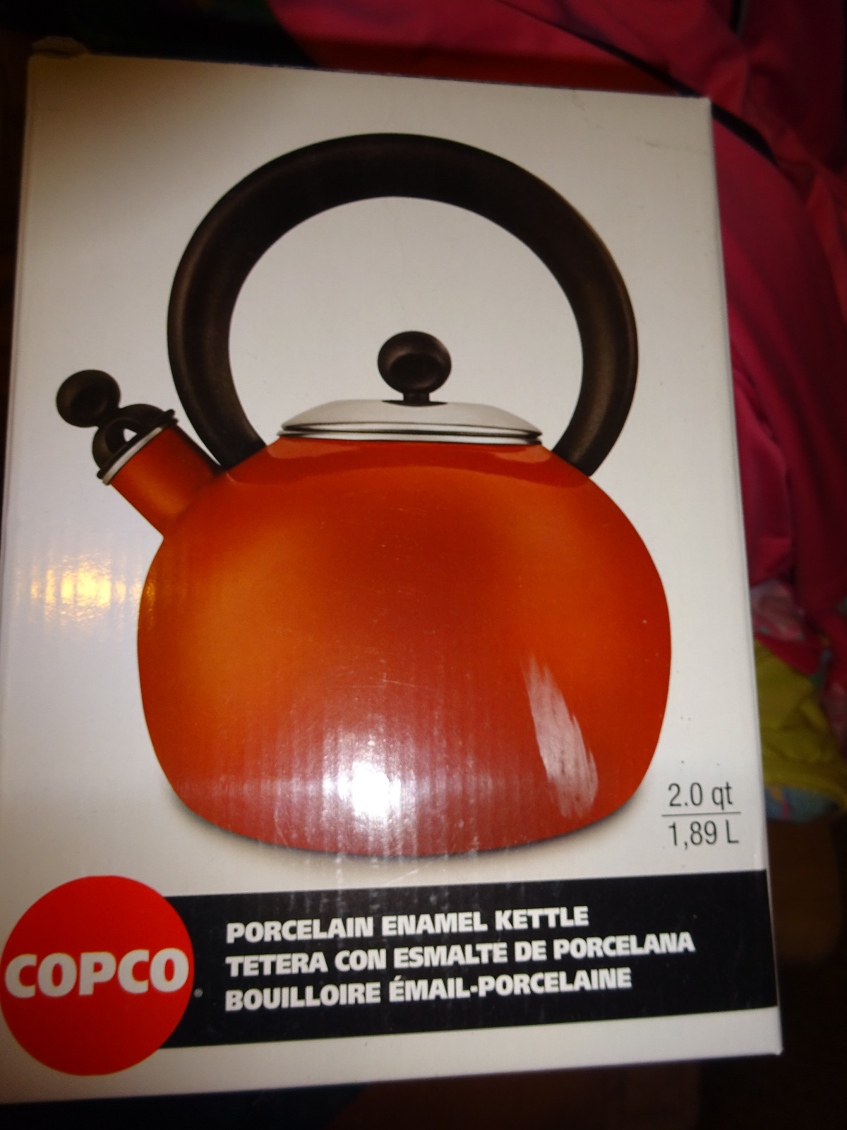 UPC 885422000650 product image for Copco 1 1 2 Quart Enamel On Steel Camden Tea Kettle Red | upcitemdb.com