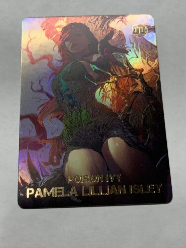 Poison Ivy Pamela Batman Foil Goddess Story Waifu Card Girl Holo Anime Sexy ACG
