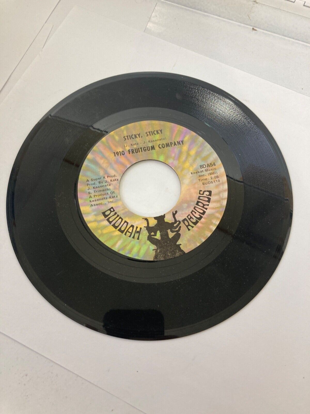 1910 FRUITGUM COMPANY 7"-45 RPM Vinyl Record Buddah BDA 54 1968 Sticky/Red Light