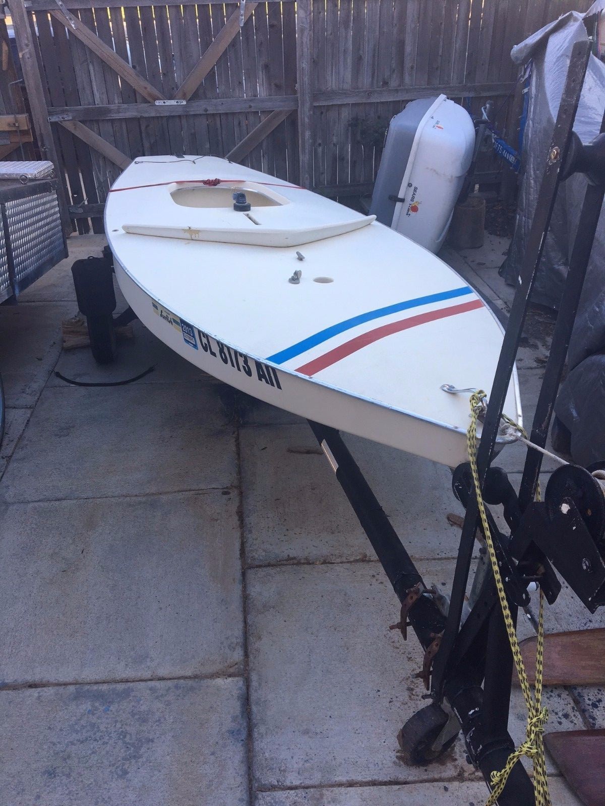 Sunfish Sailboat with Trailer - NO RESERVE!
