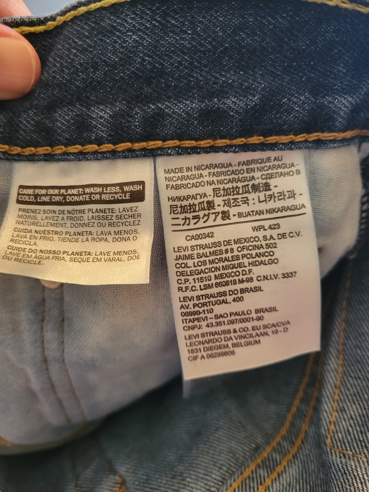 Yahoo!オークション Levis 550 Jeans Mens 34x36 Blue Denim Relaxed...