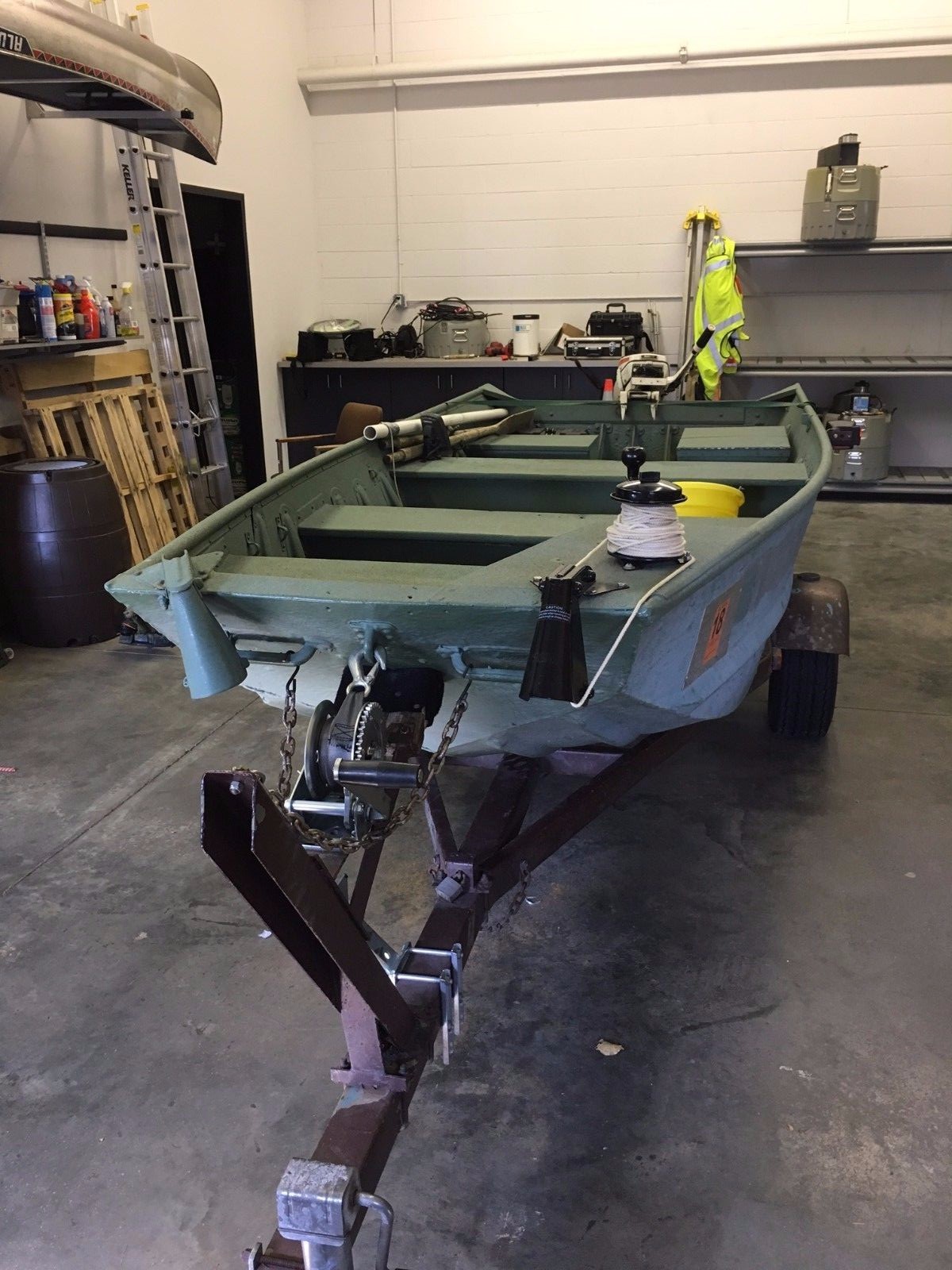 1440 Monarch Mod V Jon Boat-Duck Boat, Work Boat, River Boat