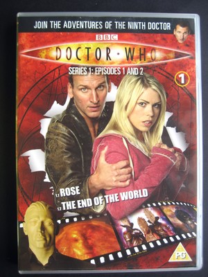DOCTOR WHO DVD - SERIES 1; EPISODES 1 ( ROSE ) & 2 ( THE END OF THE WORLD )