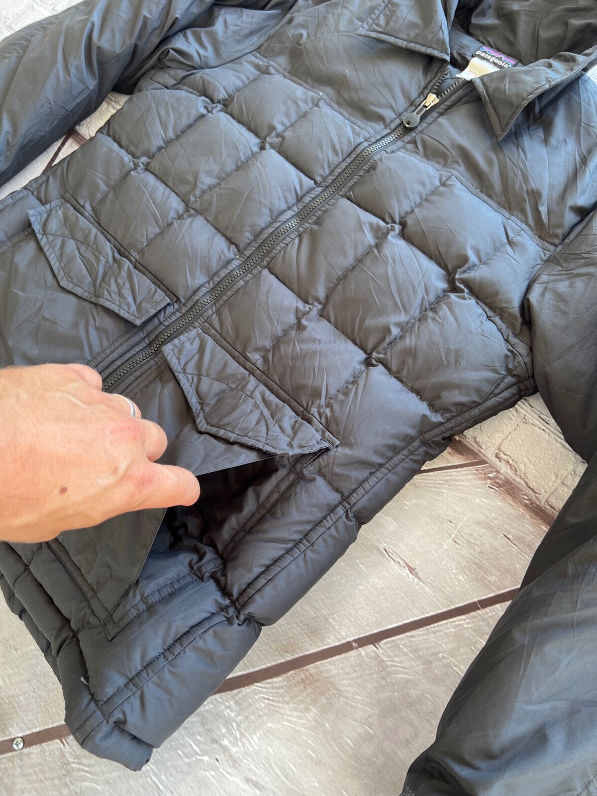 Womens PATAGONIA Black Full Zip Get Down Goose Puffer Sweater Jacket Medium 海外 即決 - rama-soft.com Womens PATAGONIA Black Full Zip Get Down Goose Puffer Sweater Jacket Medium 海外 即決 - rama-soft.com