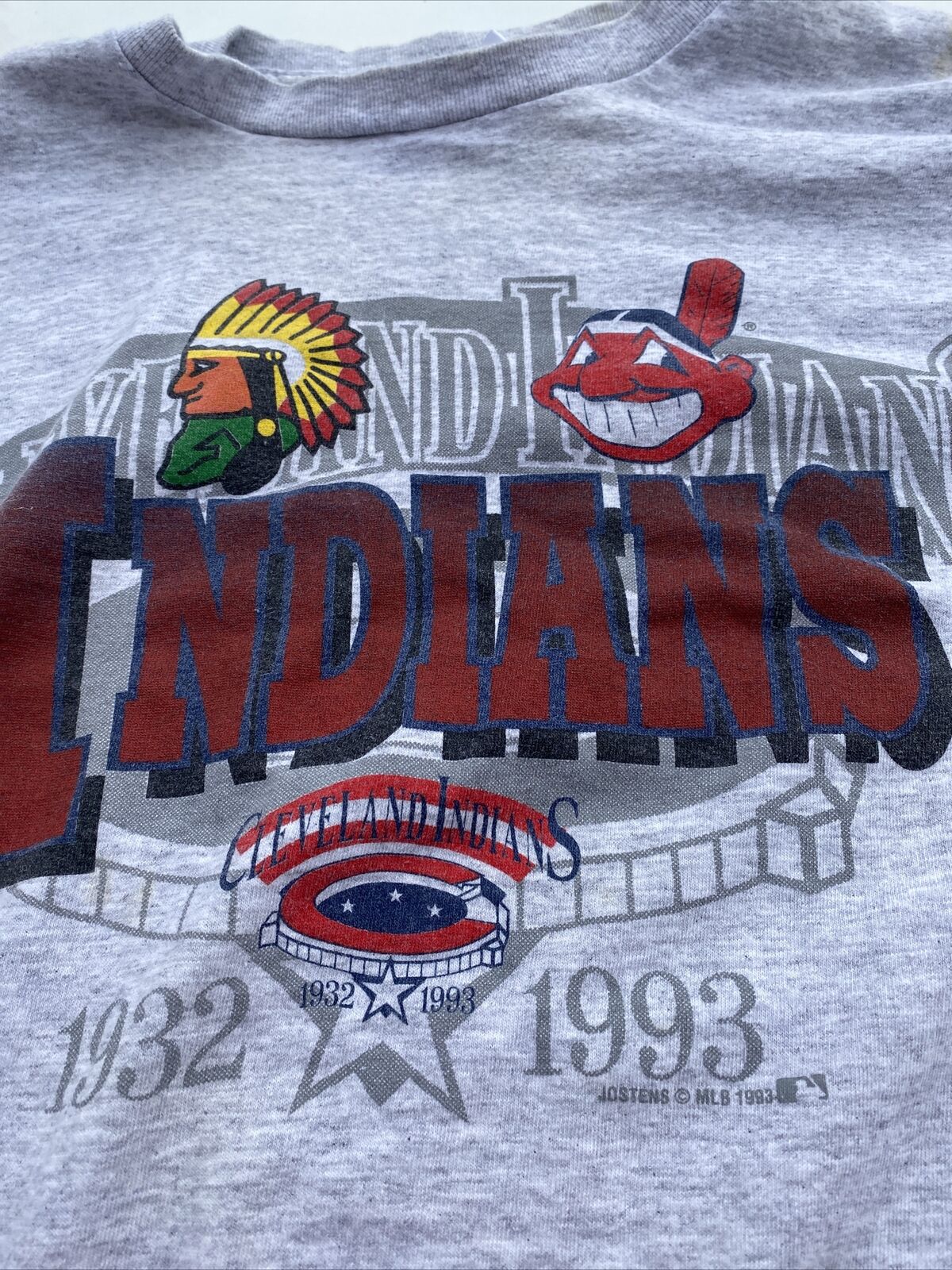 オンラインストアオーダー Vintage 1993 Cleveland Indians Adult XL T 