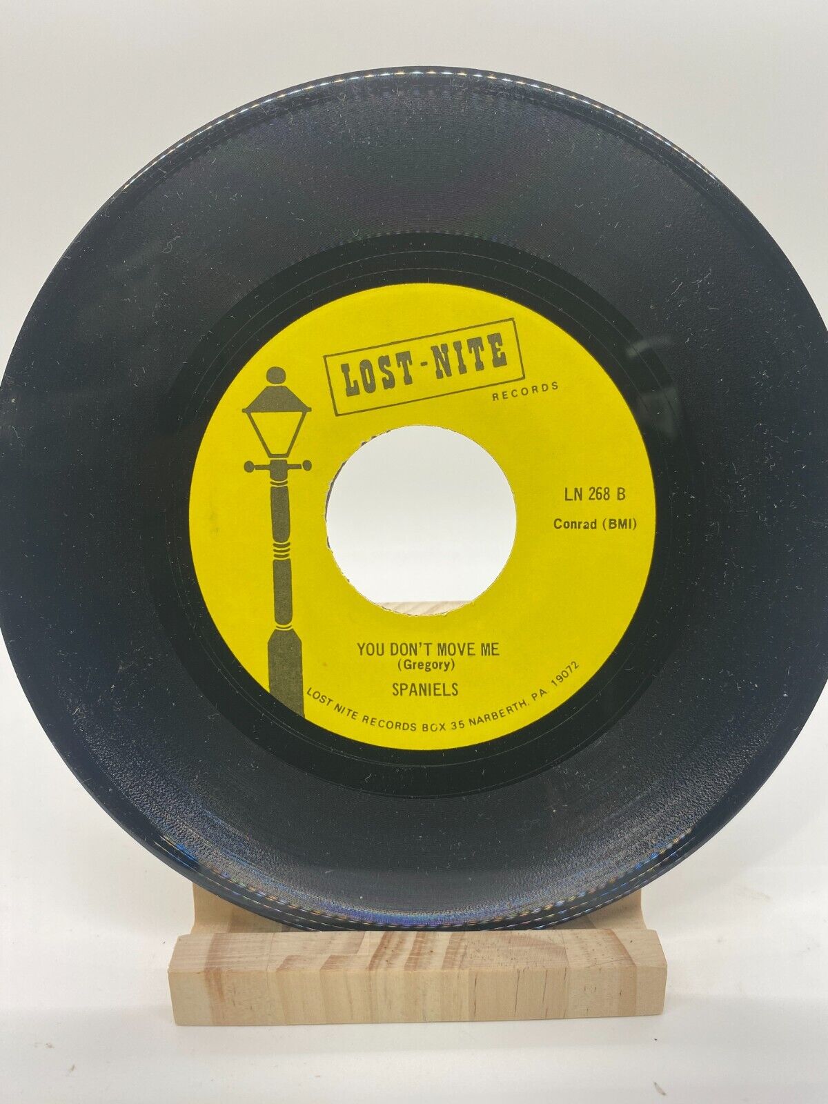 SPANIELS You Don't Move Me / Goodnite Sweetheart LOST-NITE 268 RE 45 7" VINYL