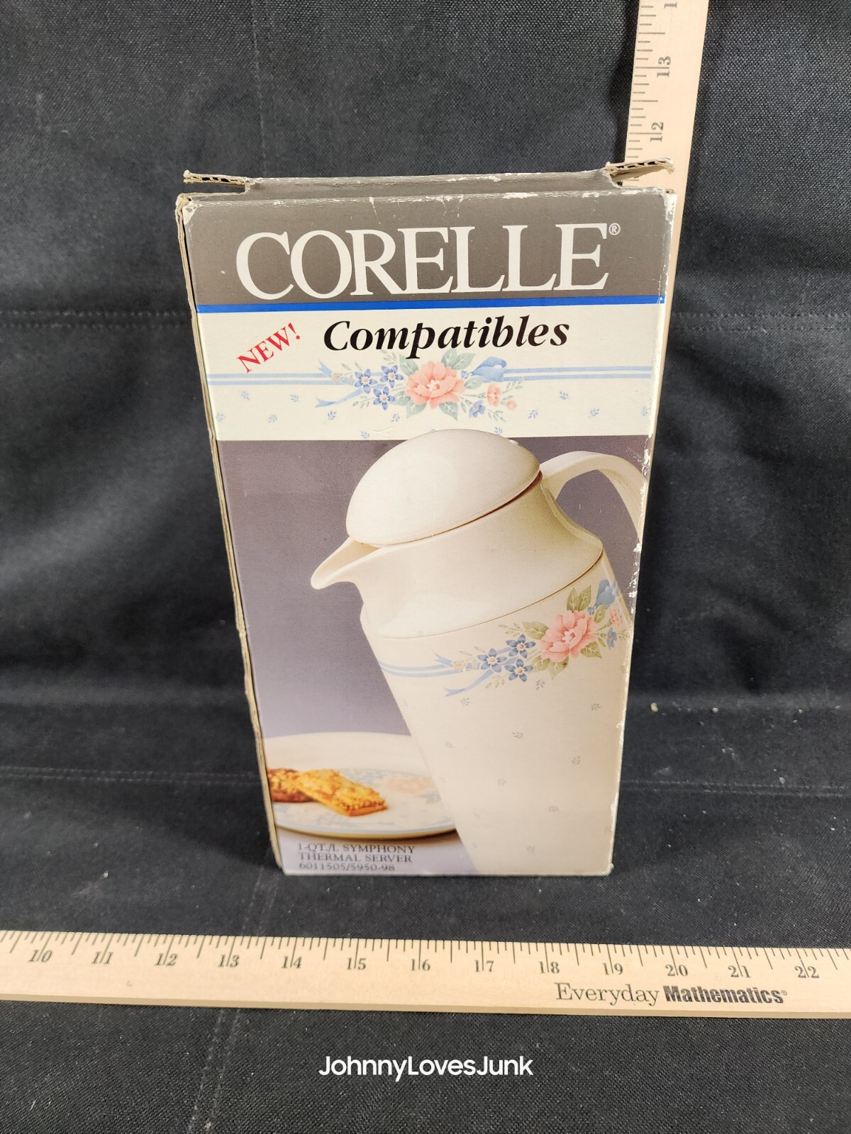 Yahoo!オークション New CORELLE Coordinates Tea Rose Thermal Serv...
