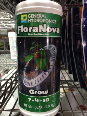 General Hydroponics FloraNova Grow 1 Quart qt ...