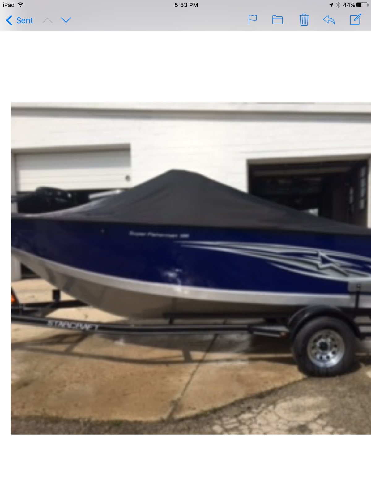 Starcraft fishing boat fish &ski 186 D.C.